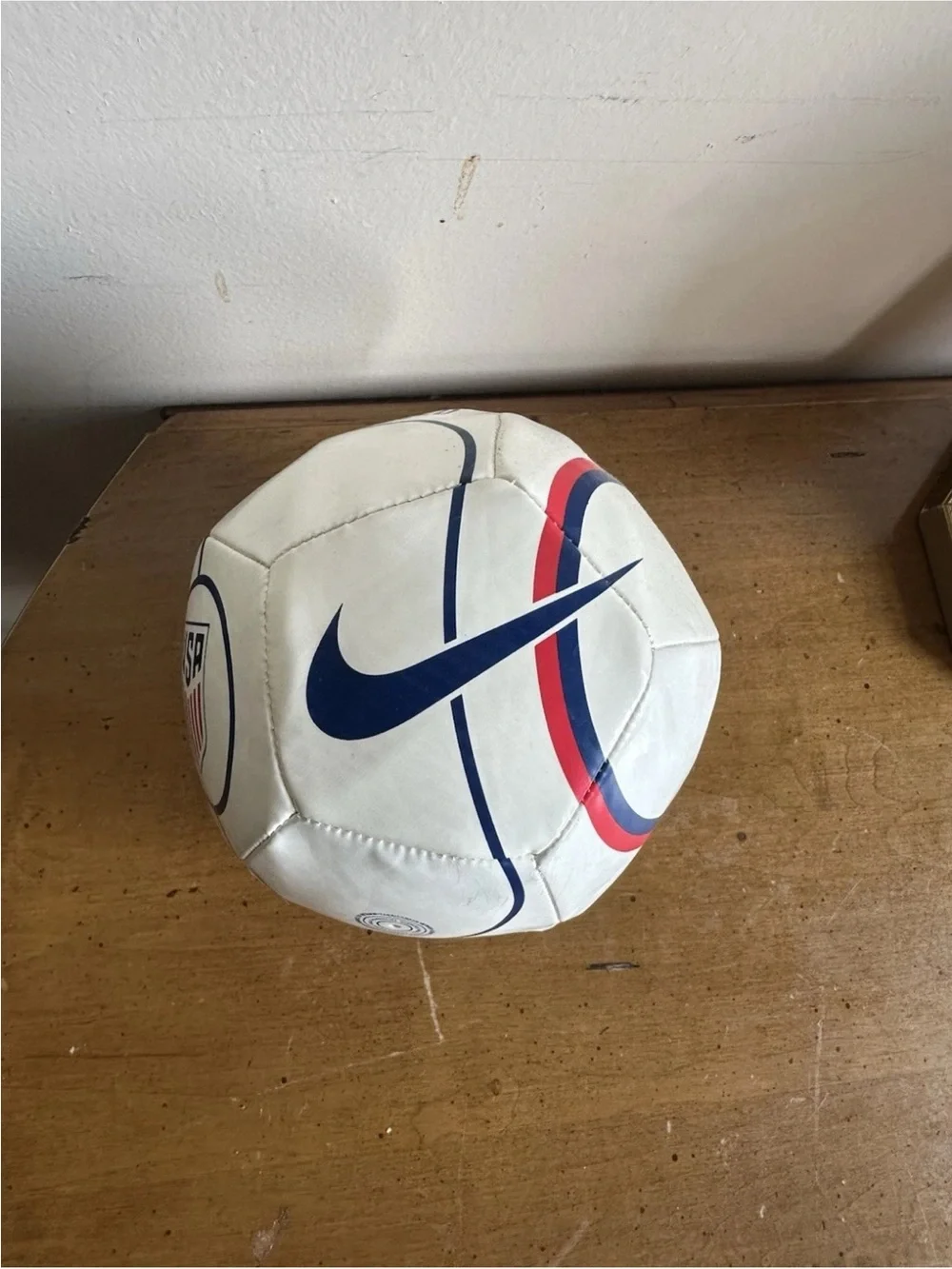 Nike USA Crest White Soccer Ball Size 1 - Official Style